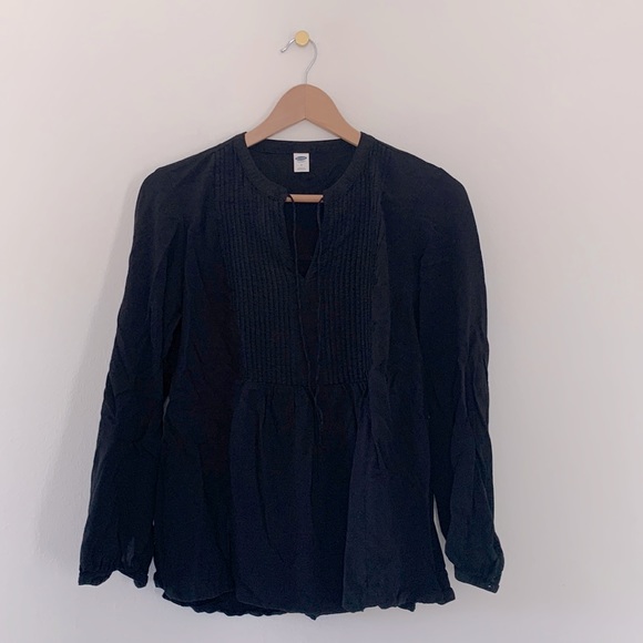 Old Navy Black Boho Blouse - Picture 2 of 7